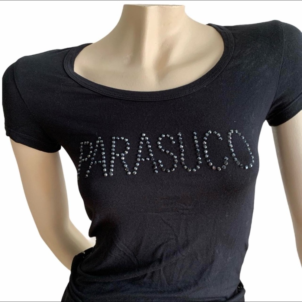 🐚🪼 2/15$ TOPS 🪼🐚 Y2k Parasuco Black Women's Top